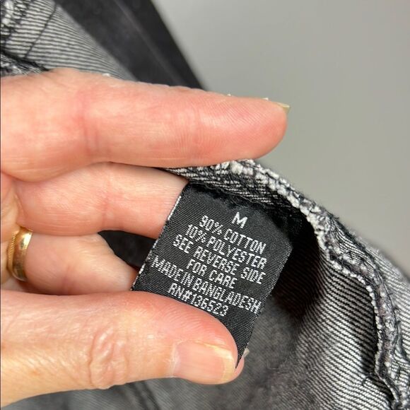 Brooklyn Cloth Black Jean Jacket with Colorful Patches - Picture 8 of 8